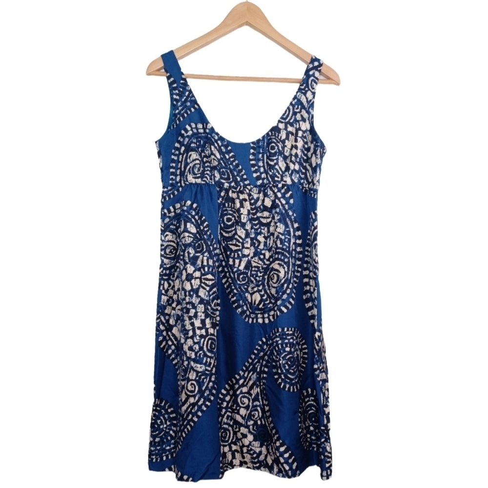 Y2K 100% Silk Sleeveless Babydoll Slip Dress Sz 2